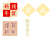 年賀状アイコン（謹賀新年・賀正）