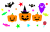 ハロウィンかぼちゃのイラスト　透過ＰＮＧ