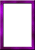 ガラス写真立て(紫)