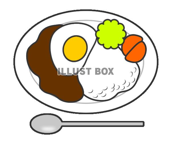 【透過png】カレーライス3