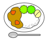 【透過png】カレーライス1