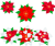 クリスマスポインセチア（png・CSeps）
