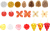 クリスマスツリー飾り（png・CSeps）