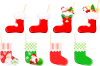 クリスマス用靴下（png・CSeps）