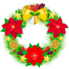 クリスマスリース（png・CSeps）