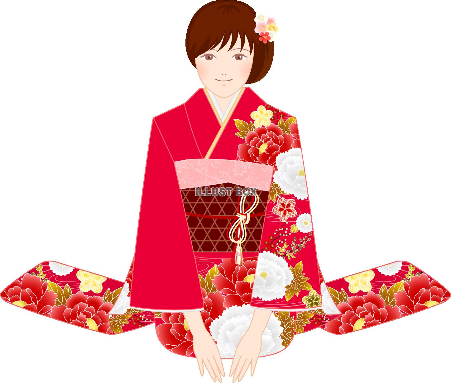 Japan Image 和服 イラスト フリー