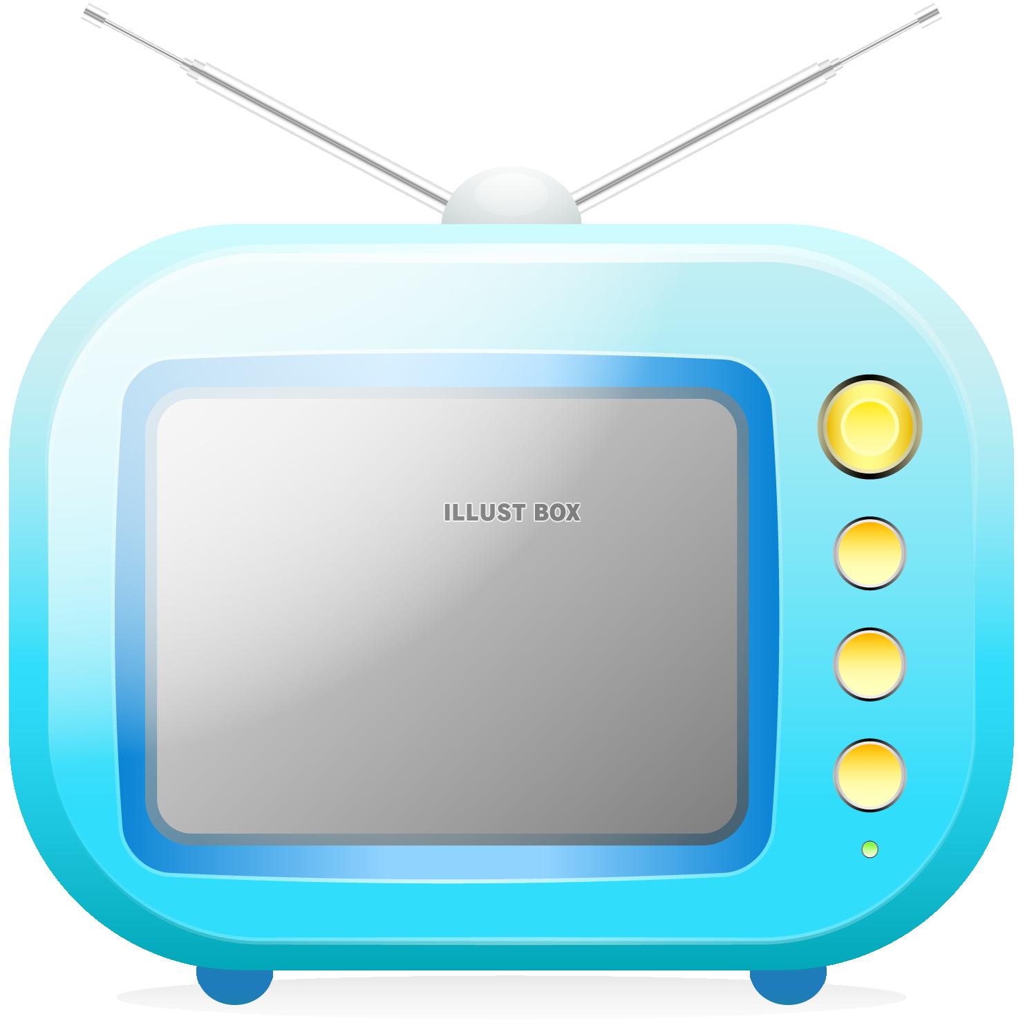 無料イラスト リアルなテレビアイコン Png Cseps