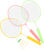バドミントンアイコン（png・CSeps）