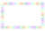 シンプルな円のフレーム１【透過PNG】