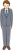 軽く頭を下げる中年男性（png・CSeps）