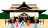 七五三3名と神社詣で