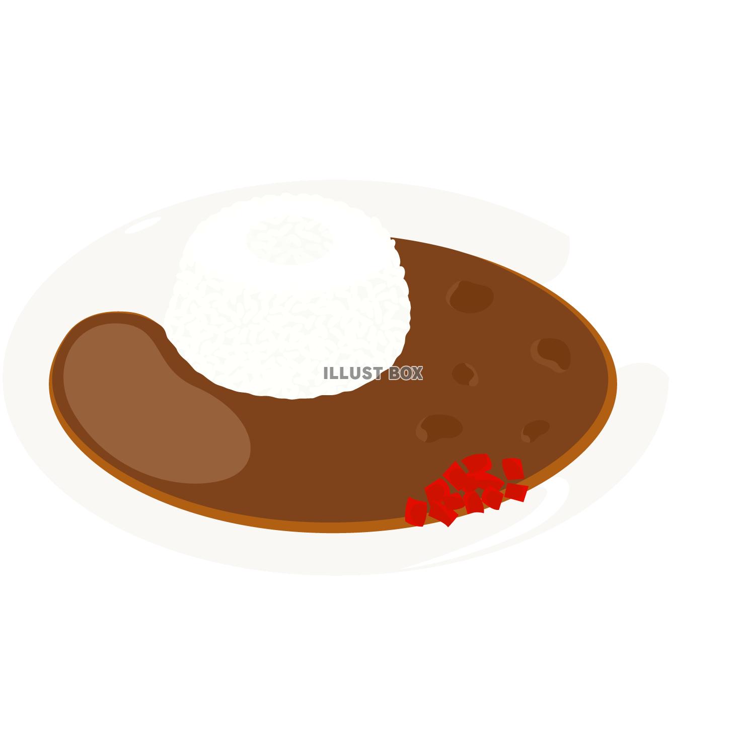 カレーライスアイコン(png・CSeps） 