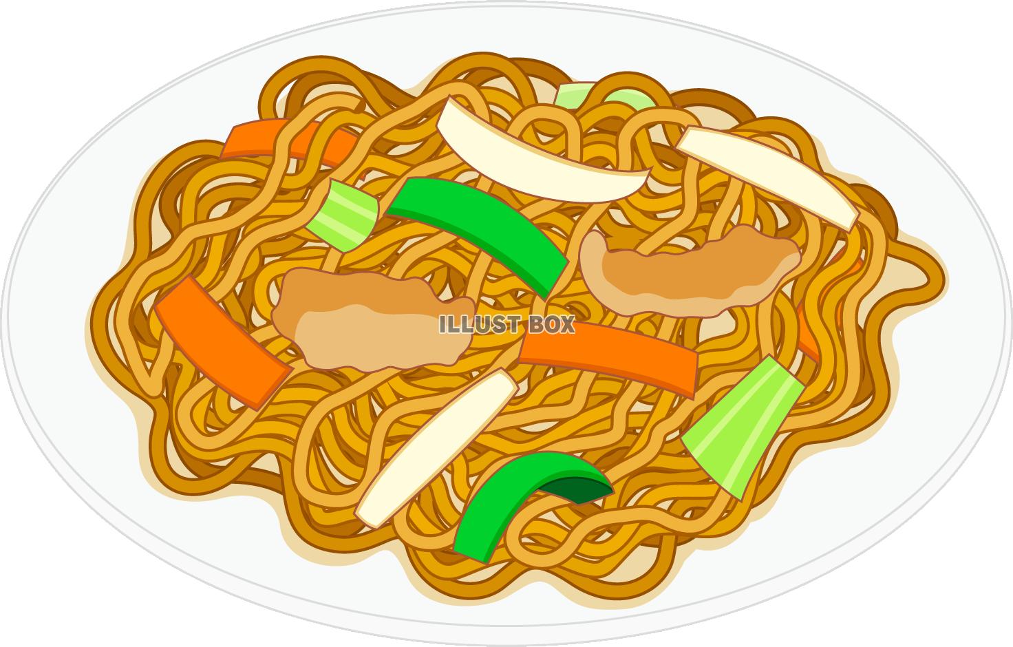 無料イラスト 焼きそば1 Png Cseps