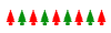 クリスマスツリーのライン　透過png