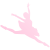 バレエシルエット8(png・CSeps）
