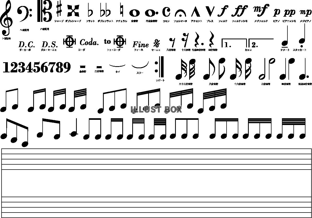 無料イラスト 音楽記号 Png Cseps
