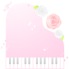 ピンクのピアノ4(png・CSeps）