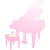 ピンクのピアノ10(png・CSeps）
