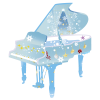 冬のピアノイラスト【透過PNG】