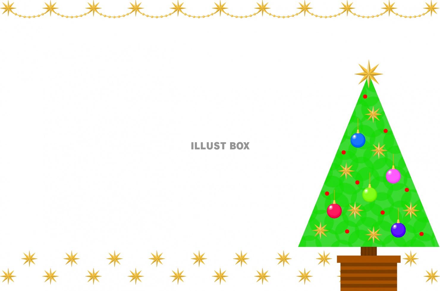 クリスマスのシンプルなカード