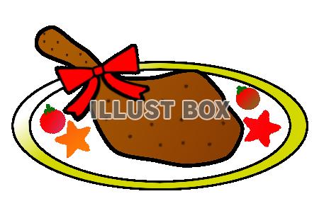 ローストチキン イラスト無料