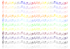 音符　帯Ａ（五線譜なし）グラデーション　【透過PNG】