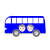 敬老会のバス（PNG）３