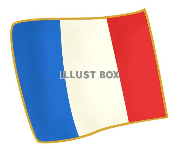 無料イラスト フランス国旗２
