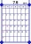 2016年カレンダー7月(縦)