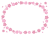 桜のフレーム(楕円)