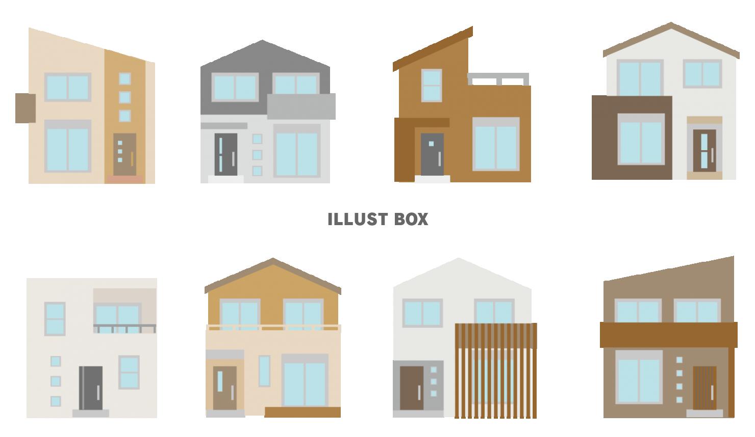 住宅　シンプルモダン　８種