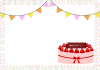 バースデーケーキ3（PNG）