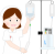 点滴を用意する看護婦さん(png・CSeps）