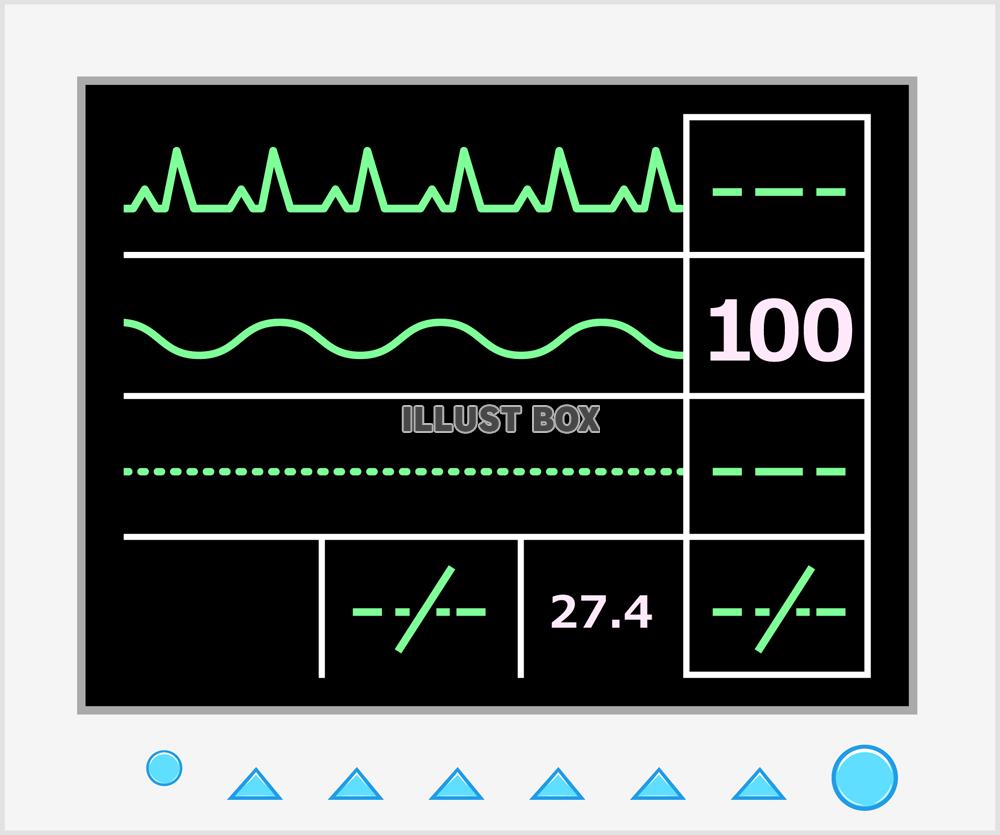 心電図 イラスト無料
