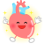 心臓キャラクター(png・CSeps）