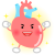 心臓キャラクター(png・CSeps）