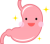 健康な胃キャラクター(png・CSeps）