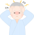 頭が痛いおじいさん(png・CSeps）
