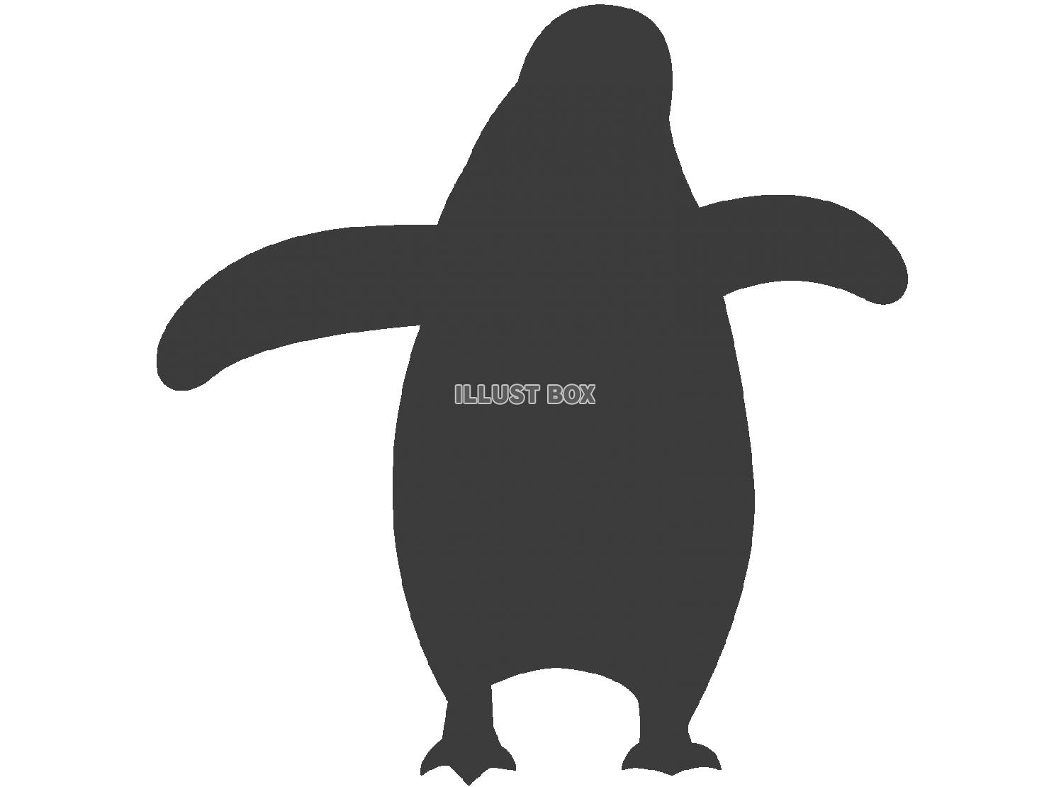 無料イラスト ペンギンシルエット Png Cseps