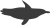 ペンギンのシルエット(png・CSeps）