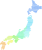 日本地図(png・CSeps）