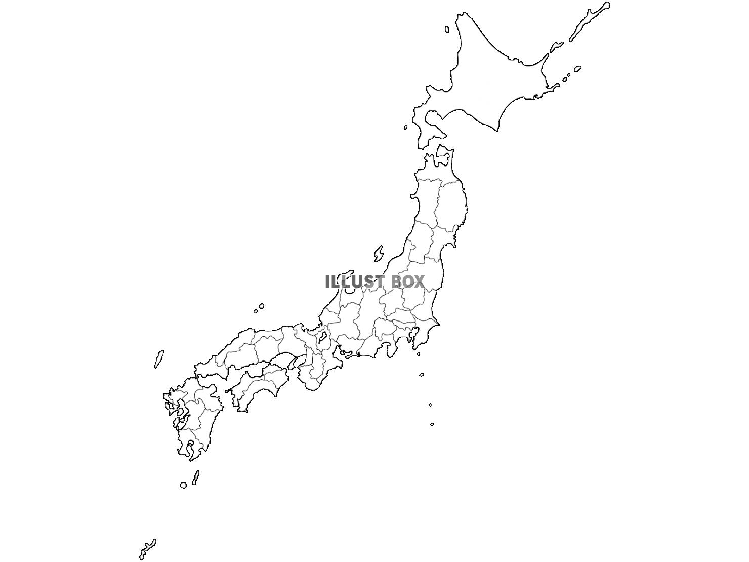 日本地図(png・CSeps）