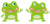 2匹のカエル