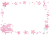 桜柄ピアノと音楽のフレーム【透過PNG】