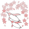 花と鳥のイラスト10