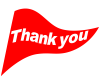 【透過png】Thank you旗6