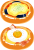 茄子と目玉焼きのおかずパン(png・CSeps）
