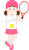 テニスする子供(png・CSeps）