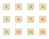 数字入りメモのアイコンセット