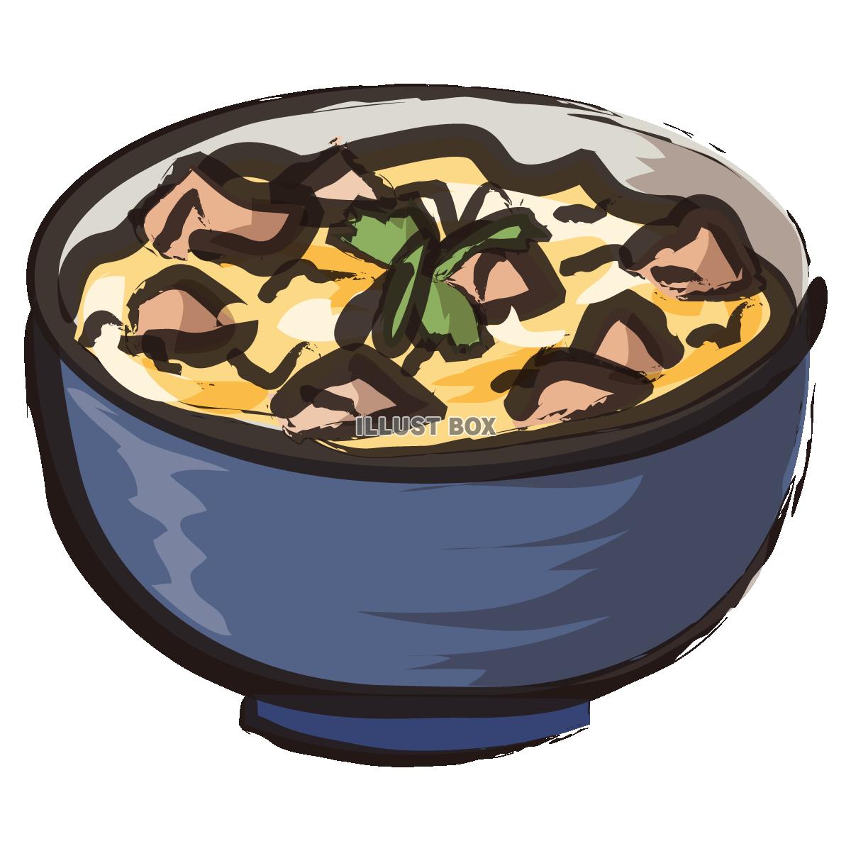 無料イラスト 親子丼